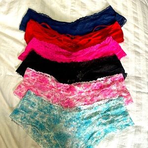 Victoria Secret cheeky panty size L 6pc